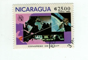 Briefmarke Nicaragua 1982 Aereo - ITU Kongress, selten, Philatelie Sammlung $ 25.0 - Bild 1 von 1