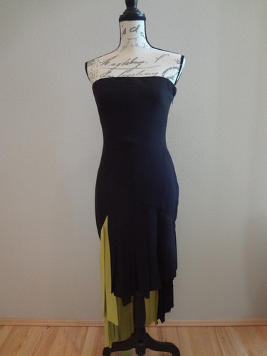 GIANNI VERSACE COUTURE Abito Vintage Asimmetrico in Seta Made in Italy