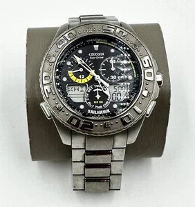 Citizen SailHawk C660-S030498 Titanium Stainless Bezel Watch - Picture 1 of 5
