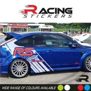 Autoaufkleber Ford Focus RS Autofolie Ford Performance Pro Racing beidseitig - Bild 1 von 3