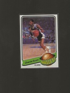 1979-80 TOPPS CHARLIE SCOTT #106 NRMT HIGH GRADE