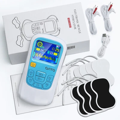Digital TENS EMS Gerät, 3-in-1 Reizstromgerät Schmerztherapie, Muskelstimulation - Bild 1 von 4