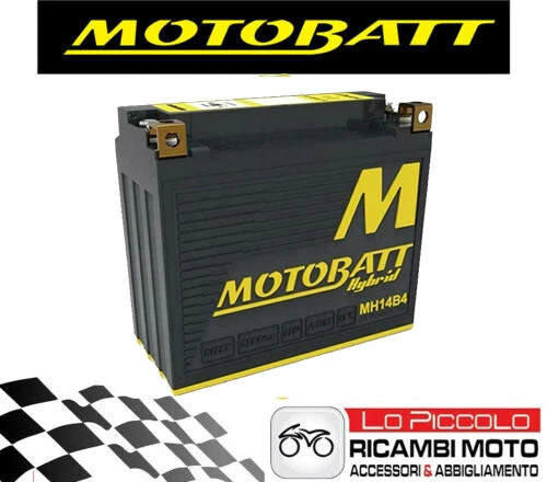 MH14B4 BATTERY MOTOBATT LITHIUM HYBRID DUCATI 1200 DIAVEL AGM 2013 - Image 1 of 1