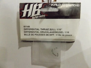 HotBodies By:HPI 61149 Differential Thrust Balls 1/16" Inch for Cyclone D4 - Picture 1 of 1