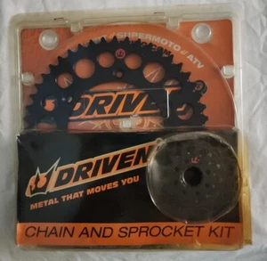 Driven Yamaha YZF450 Sprocket Kit, Black Sprockets 13t/48t , 520 Blue Chain 114L - Picture 1 of 15