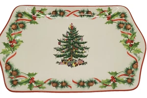 Spode Annual Dessert Tray 2010 Christmas Tree Yearly Collection Small Orig. $40 - Picture 1 of 24