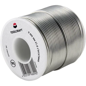 Toolcraft 2160426 Filo Di Saldatura Senza Piombo Sn99.3Cu0.7 Senza Alogeni 500g - Imagen 1 de 3