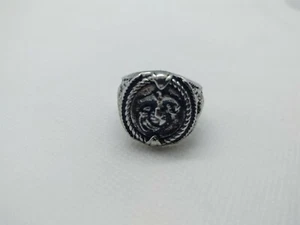 Mens Eagle Globe and Anchor EGA USMC US Marine Corps Ring Size 8 - Picture 1 of 6