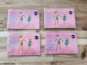 Lot Of 4 1970 Living Barbie Living Skipper Fan Club Booklet Mini Catalogs - Picture 1 of 9
