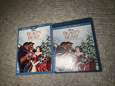 Disney Beauty and The Beast The Enchanted Christmas Blu-ray DVD NO Digital Copy - Image 1 of 3