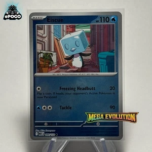 Eiscue 044/132 Reverse Holo Pokemon TCG: Mega Evolution Card MINT SHIPPED TODAY! - Picture 1 of 2
