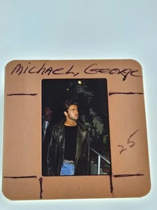 GEORGE MICHAEL SINGER PHOTO 35MM FILM SLIDE - Picture 1 of 7