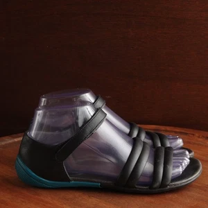 Camper Sandalen Damen Gr. EU 37 US 7 BLK Peu Circuit flach Leder Komfortschuhe - Bild 1 von 15