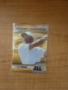2023 Upper Deck Goodwin Champions - All-World Tiger Woods #AW-14 Orange /99 - Picture 1 of 2