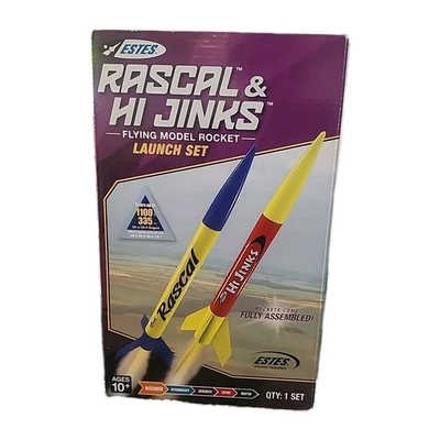 Estes ~ Rascal & Hi Jinks ☆ Beginner Flying Model Rocket Launch Set ~ NEW!!!   - Image 1 of 4