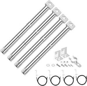 GFTIME 31CM bis 44CM Universal Gasgrill Edelstahl Brenner Ersatz für Landmann - Bild 1 von 9
