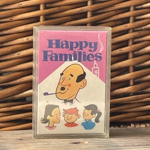 Vintage 1970's HAPPY FAMILIES CARD GAME by Tower Press in Plastic Box Complete - Picture 1 of 7