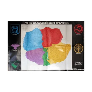 FASA Kunstdruck Battletech Promo Poster - The Succession Wars Fair+ - Bild 1 von 2