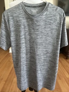 Reebok Shirt Herren Erwachsene Extra Medium grau sportlich Logo Outdoor Freizeit - Bild 1 von 3
