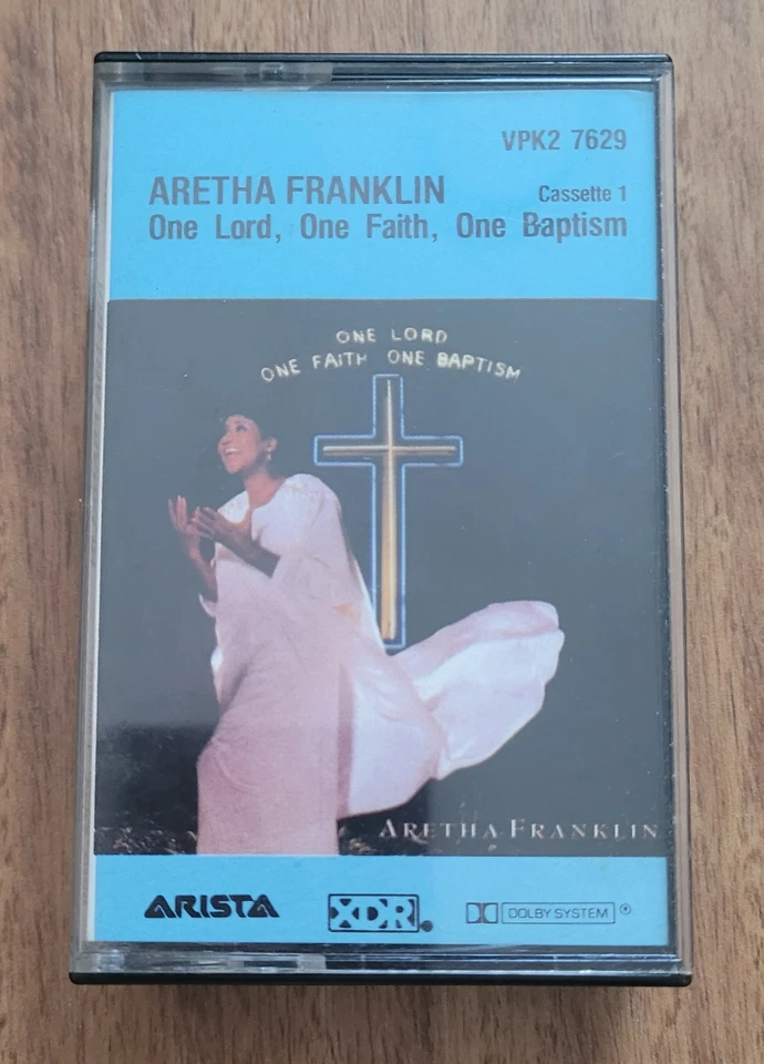 Aretha Franklin - One Lord, One Faith, One Baptism (Double Cassette Tape) RARE - Image 1 of 3
