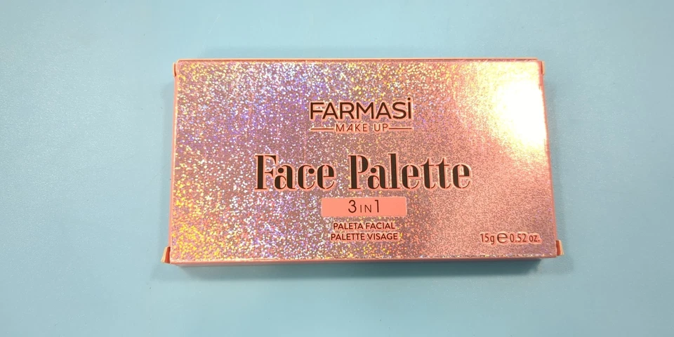 Face Palette FARMASI 3 in 1 Blush Highlighter Bronzer