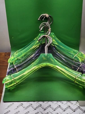 PACK 15 PERCHAS - CALIDAD PREMIUM ACRÍLICO MUESCAS -16",10 VERDE -5 PÚRPURA Foto 1 de 4