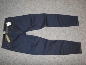 J CREW B0756 NEW! W/TAGS TOOTHPICK WOMENS 28 SKINNY CROPPED BLUE JEANS - Picture 1 of 4