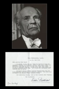 Wilhelm Backhaus (1884-1969) - German pianist - Signed letter - 1944 - COA - Picture 1 of 3