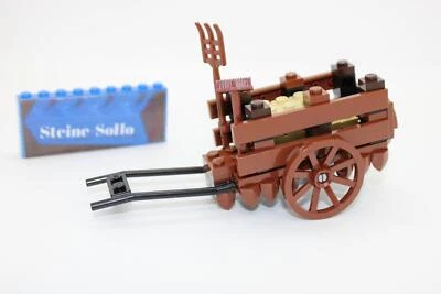 Lego ® Kutsche Heuballen - Kingdom / Castle - Ritterburg -  MOC - 8x4 - Medievil - Bild 1 von 4