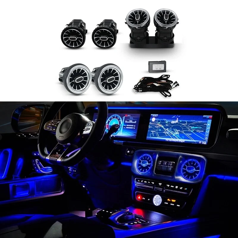 8/64 COLOR LED VENTILACIÓN AIRE LUZ AMBIENTE MERCEDES BENZ W464 G63 G500 G550 2018+ Foto 1 de 4