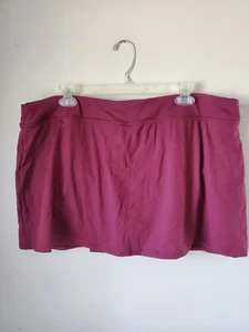 NWOT Land's End Women’s Size 20W Swim Skirt Swim Bottom Maroon / Wine - Picture 1 of 5