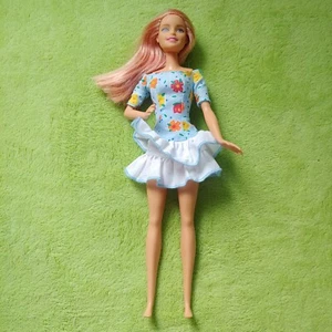 BAMBOLA BARBIE ABITO MOTIVO FLOREALE - Picture 1 of 2