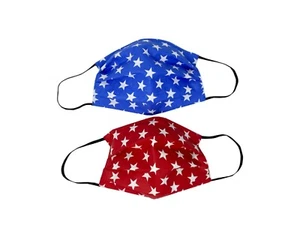 Handmade Cotton Face Mask with Nose Wire filter pocket Fabric mask Reusable USA - Picture 1 of 13