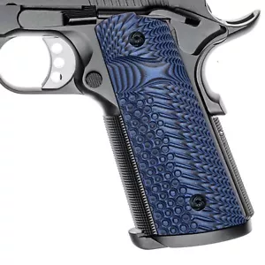 Guuun G10 Grips for Full Size 1911 Magwell Grip Ambi Safety Cut OPS Eagle Win... - Picture 1 of 6