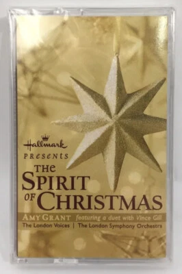 The Spirit of Christmas Amy Grant Vince Gill 2001 Hallmark Cassette Tape SEALED - Image 1 of 4