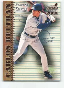 2000 Pacific Aurora Scouting Report #9 Carlos Beltran NM-MT Royals   108908 - Picture 1 of 2