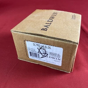 Baldwin SC.TRD.112.6L.DS.CKY.KD Traditional Round Single Cylinder Deadbolt - New - Bild 1 von 10
