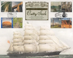 (74229) World Heritage GB / Australia Joint Issue Benham BLCS302 FDC 2005 - Picture 1 of 1