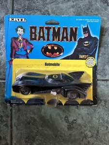 ERTL | 1989 DC Comics Batman Batmobile- Die Cast Metal Collectible Toy Car-NIP - Picture 1 of 2