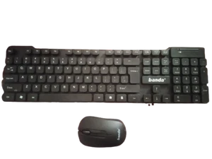 W500 Banda Wireless 2.4 GHz Combo Keyboard Mouse ( protected Bluetooth Device).  - Picture 1 of 8