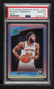 2018-19 Donruss Optic Rated Holo Prizm Mitchell Robinson PSA 10 GEM MT Rookie RC
