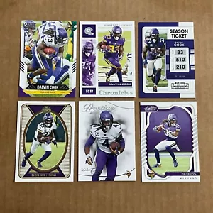 Dalvin Cook 6 Card Lot Minnesota Vikings Absolute Prestige Legacy Contenders - Picture 1 of 2