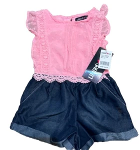 Limited Too Girls Pullover 1 Pc Bodysuit Set, Light Pink, 4T - Picture 1 of 2