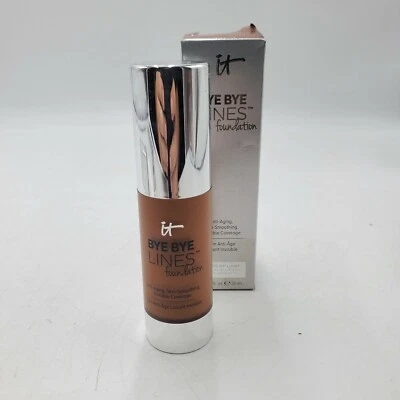 IT Cosmetics Bye Bye Lines Foundation 1 fl oz / 30 ml in Deep NIB - Image 1 of 4