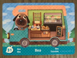 Bea - Carta amiibo di benvenuto a casa Animal Crossing - #31 - autentica - europea - Foto 1 di 2