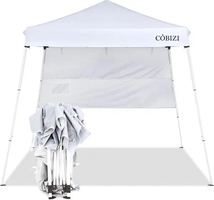 COBIZI Pavillon 1,7x1,7 Wasserdicht Stabil Garten Outdoor Winterfest m. Rucksack - Bild 1 von 6
