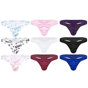 Herren Micro Slip Sexy Strings Tanga Low Rise Berief Männer High Cut Unterhose - Bild 1 von 105