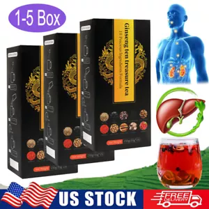 Té de seis tesoros de ginseng, té de riñón, té de hígado, té de dátiles rojos, salud renal - Imagen 1 de 20