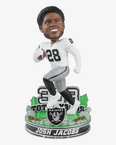 JOSH JACOBS Las Vegas / Oakland Raiders NFL “GameBreaker” Bobblehead #/122 NIB! Cover