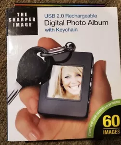 Sharper Image Ultra Slim 1.4" Digital Picture Keychain - Picture 1 of 4